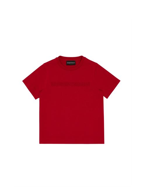 T-shirt, bambino, logata. EMPORIO ARMANI | 3R4TJM 1JWZZ0357